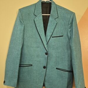 Men's Teal Blazer - TAILORED